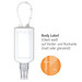 Handreinigungsspray antibakteriell, inkl. Druck, Bumper 50 ml, frost