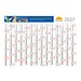 Clever-Plan-Wandplaner 2027, abwaschbar, ohne Druck
