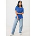 Iqoniq Yala Damen T-Shirt aus recycelter Baumwolle, Königsblau, M
