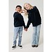 Iqoniq Yengo KidsHoodie mit Seitentaschen aus rec. Baumwolle, schwarz, 34