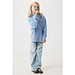 Iqoniq Yengo KidsHoodie mit Seitentaschen aus rec. Baumwolle, sky blue, 1112