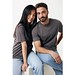 Iqoniq Kakadu relaxed T-Shirt aus recycelter Baumwolle, anthrazit, XXL