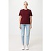 Iqoniq Sierra Lightweight T-Shirt aus recycelter Baumwolle, burgunderrot, XXS