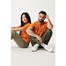 Iqoniq Sierra Lightweight T-Shirt aus recycelter Baumwolle, orange, XXS