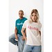 Iqoniq Brett T-Shirt aus recycelter Baumwolle, verdigris, XXL