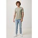 Iqoniq Brett T-Shirt aus recycelter Baumwolle, light heather green, XS