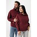 Iqoniq Yoho Relax-Hoodie aus recycelter Baumwolle, burgunderrot, L
