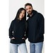 Iqoniq Yengo Hoodie mit Seitentaschen aus rec. Baumwolle, schwarz, XS