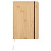 A5 Notizbuch in Holzoptik , beige