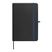 A5 Notizbuch mit farbiger Gravur , blau