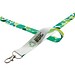Addie Sublimation Lanyard mit Sicherheitsverschluss aus recyceltem PET Kunststoff, weiss, 15mm