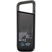 Alkes 12 W 5.000 mAh wasserfeste Powerbank aus recyceltem Kunststoff mit Karabinerhaken, schwarz