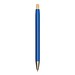 Aluminium-Kugelschreiber BAMBOO PUSHER,blau