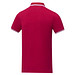 Amarago Polo mit abgesetztem Rand für Herren, rot, 3XL