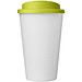 Americano® Eco 350 ml recycelter Becher mit auslaufsicherem Deckel, limone