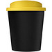 Americano® Espresso Eco 250 ml recycelter Isolierbecher, schwarz/gelb