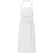 Andrea 240 g/m² Schürze mit verstellbarem Nackenband, weiß