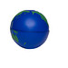 Anti-Stress-Figur Erdkugel, blau/grün