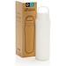 Aviana™ Rowan RCS recycelte Wasserflasche 470ml, weiß