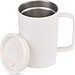 Aviana™ Rowan RCS recycelter Becher 450ml, weiß