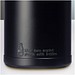 Baseline 500 ml recycelte Sportflasche mit Klappdeckel, schwarz/orange