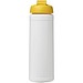 Baseline® Plus 750 ml Flasche mit Klappdeckel, weiß/gelb