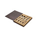 Besteckset Casano, silber/natur