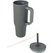 Brady 900 ml RCS-zertifizierter Isolierbecher mit Silikon Trinkhalm, grau