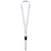 Bucks Sublimation Lanyard mit Schnappverschluss, schwarz, 15mm