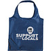 Bungalow faltbare Polyester Tragetasche, navy