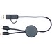 Citala 30 cm 5-in-1 Kabel aus recyceltem Kunststoff für Datenübertragung und 27W Schnellladung, Hale Blue