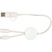 Citala 30 cm 5-in-1 Kabel aus recyceltem Kunststoff für Datenübertragung und 27W Schnellladung, weiss