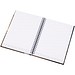Desk-Mate® A5 Hardcover Tagebuch, undatiert, weiß/schwarz