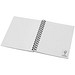 Desk-Mate® A6 farbiges recyceltes Notizbuch mit Spiralbindung, schwarz