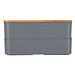 Doppel-Lunchbox ECO L1, grau