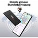 DualTag card mili Bluetooth-Tracker, Schwarz