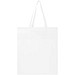 EcoSeal GRS-recycelte Nonwoven Tragetasche mit Zeitenfalten 12 L, weiss