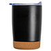 Edelstahlbecher 350ml , schwarz