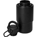 Edelstahlbecher mit Karabiner Trail, schwarz
