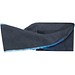 Emma Sublimation-Stirnband aus RPET mit Fleece, graphitfarben