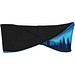 Emma Sublimation-Stirnband aus RPET mit Fleece, schwarz