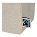 Fairtrade Baumwolltasche, beige