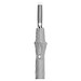 FARE® Automatik-Stockschirm Whiteline, grau
