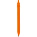 Fidget Kugelschreiber aus recyceltem Kunststoff (schwarze Mine), orange