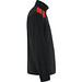 Fleecejacke Terrano in kombinierten Farben, L, schwarz/rot