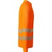 Sicherheits-Langarm-Poloshirt, XXXL, Neon-Orange