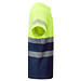 Funktionsshirt Tauri mit kurzen Ärmeln, L, navy/fluor yellow