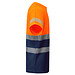 Funktionsshirt Tauri mit kurzen Ärmeln, XXXXL, navy/fluor orange