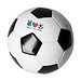 Fußball Classico, klein, weiß/schwarz