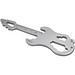 Geschenkartikel: ROMINOX® Key Tool Guitar / Gitarre (19 Funktionen) im Motiv-Mäppchen Danke, silber